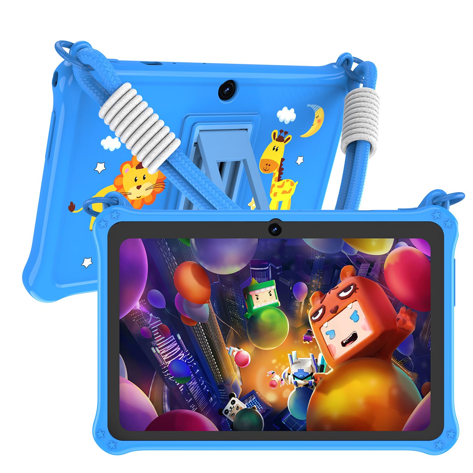 Amazon.com : PRITOM 7 inch Kids Tablet with Lanyard, 32GB Toddler